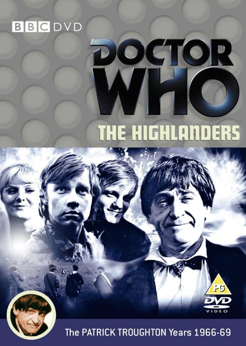 Frazer Hines در صحنه سریال تلویزیونی دکتر هو به همراه Patrick Troughton