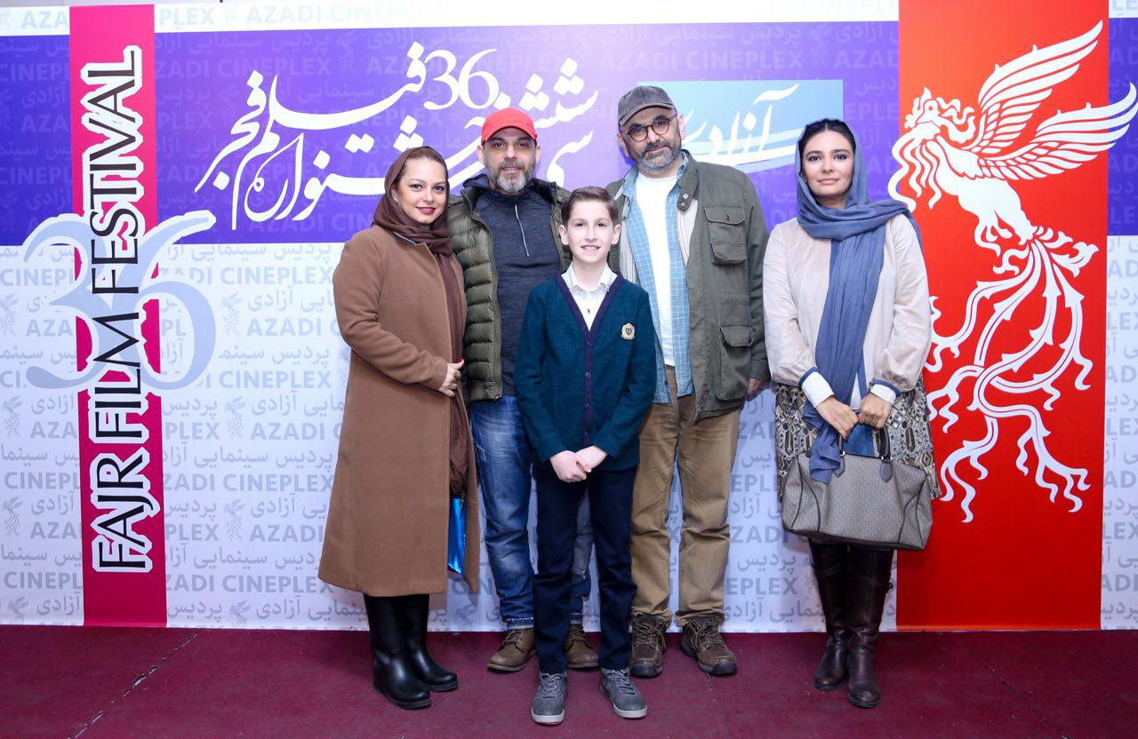 حبیب رضایی در جشنواره فیلم سینمایی بمب؛ یک عاشقانه به همراه پیمان معادی، لیندا کیانی و ارشیا عبداللهی