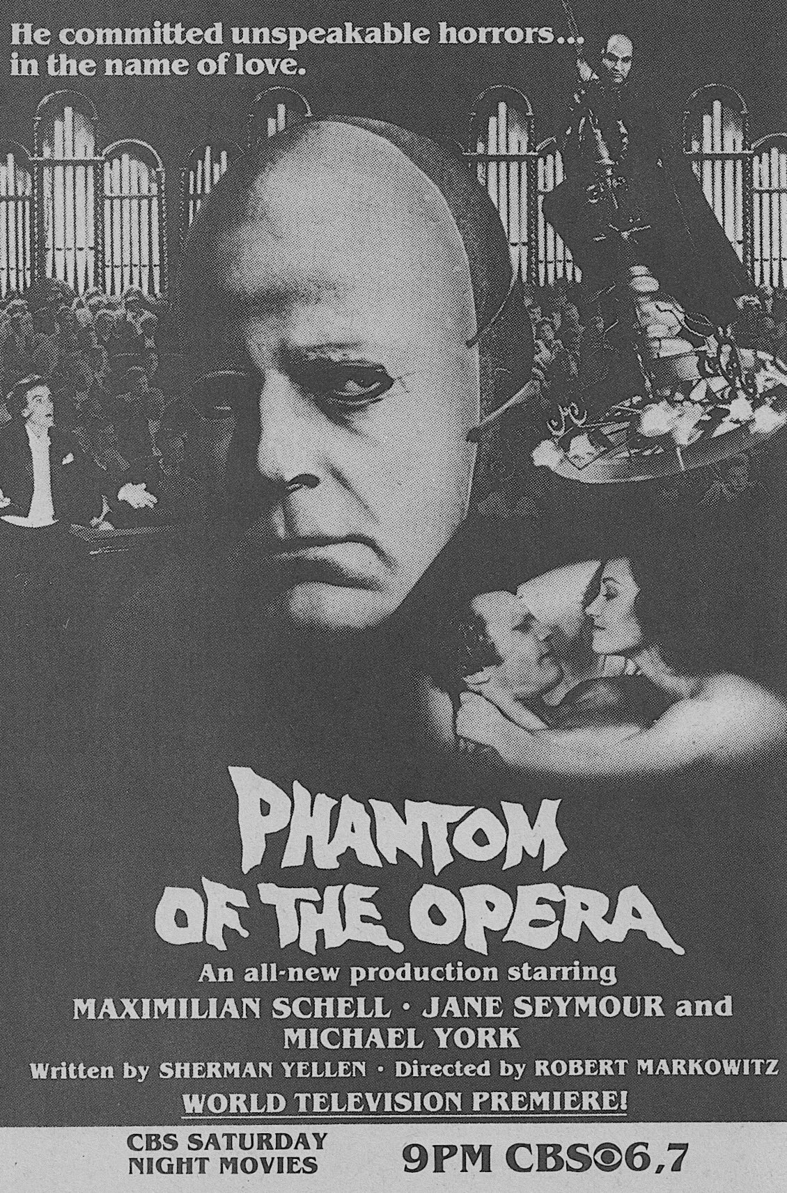  فیلم سینمایی The Phantom of the Opera به کارگردانی Robert Markowitz