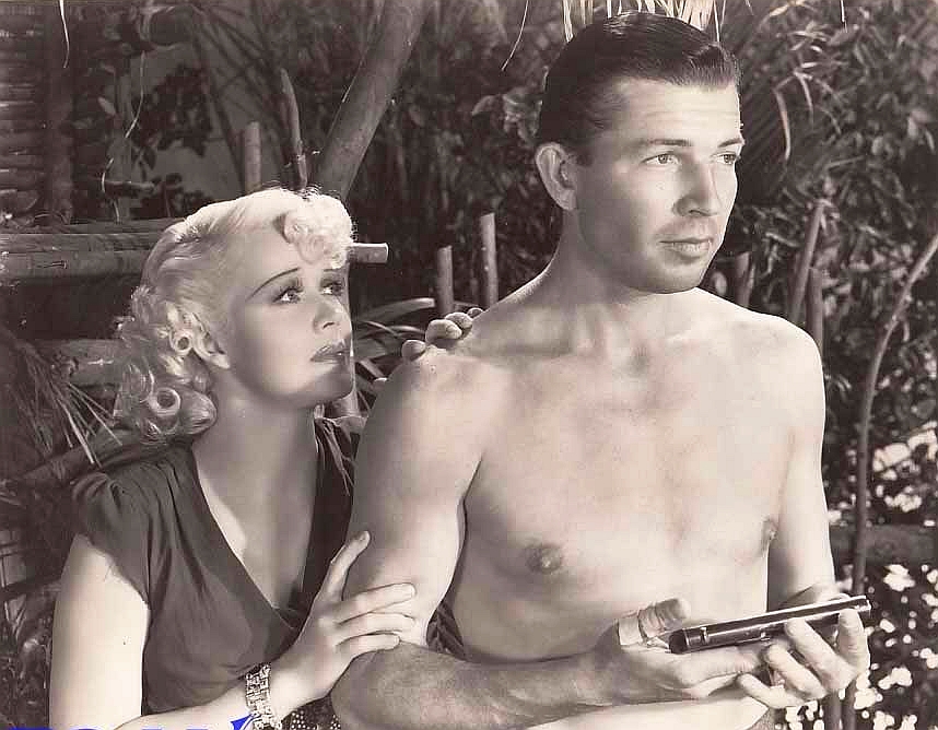 Bruce Cabot در صحنه فیلم سینمایی Sinners in Paradise به همراه Marion Martin