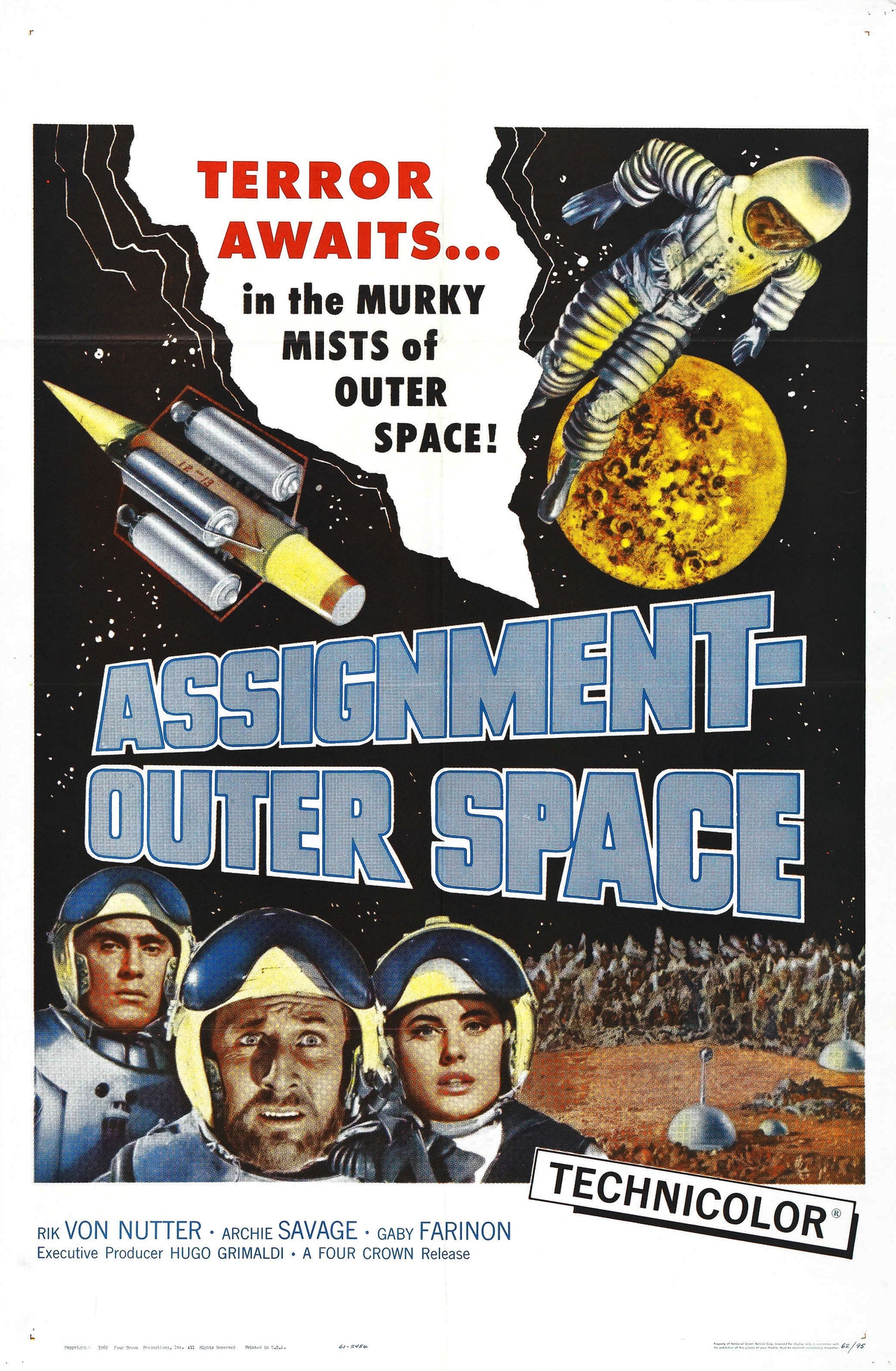  فیلم سینمایی Assignment: Outer Space به کارگردانی Antonio Margheriti