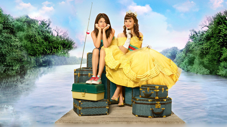 سلنا گومز در صحنه فیلم سینمایی Princess Protection Program به همراه دمی لواتو