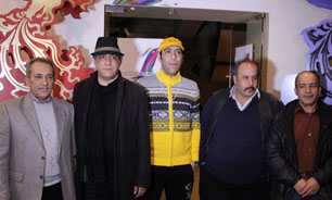 حسن آقاکریمی در جشنواره فیلم سینمایی فرار از اردو به همراه غلامرضا رمضانی و علیرضا مهران
