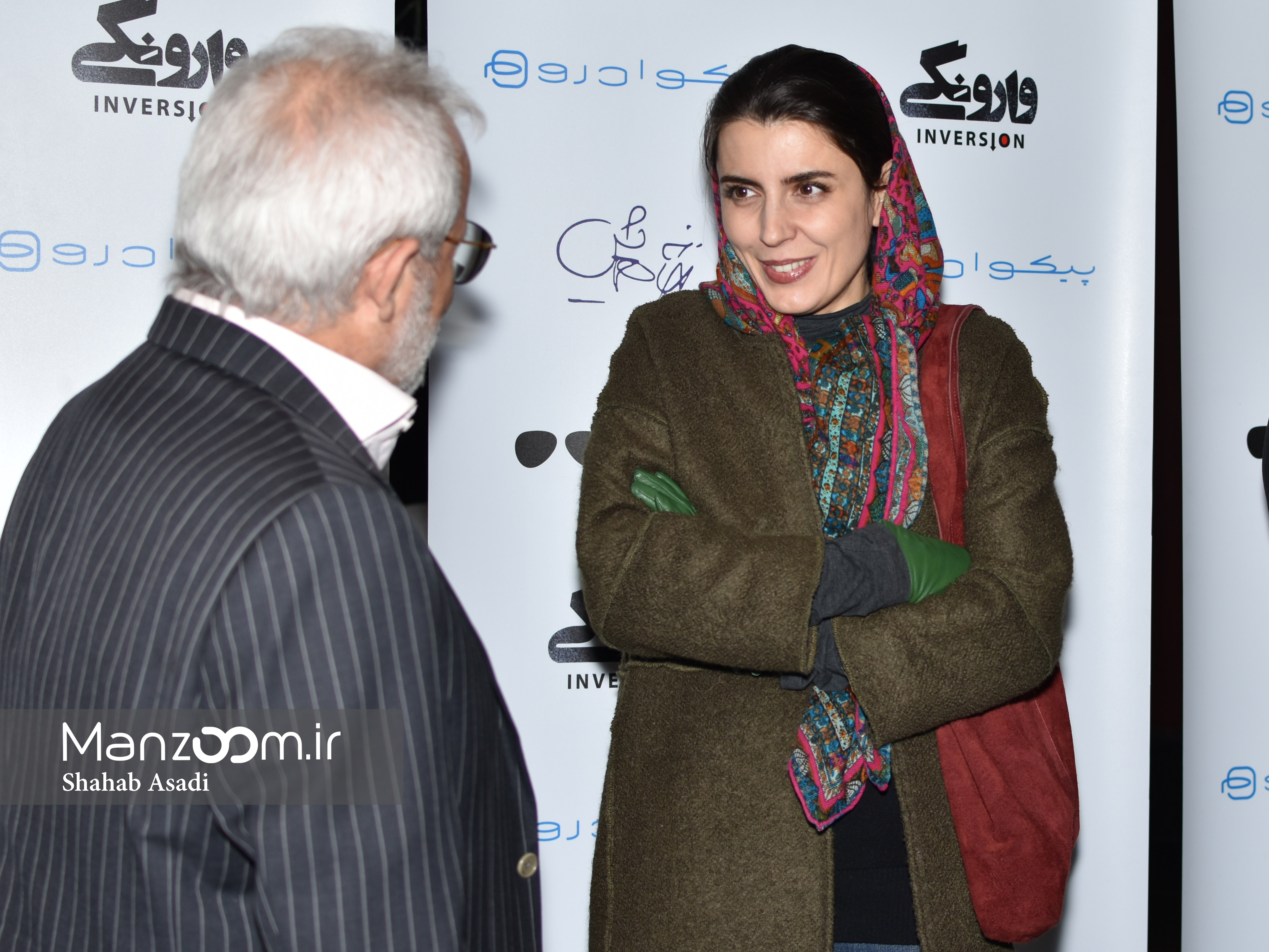 لیلا حاتمی در اکران افتتاحیه فیلم سینمایی وارونگی
