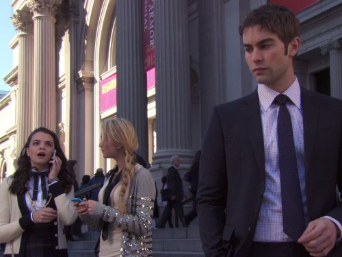 Chace Crawford در صحنه سریال تلویزیونی دختر شایعه ساز