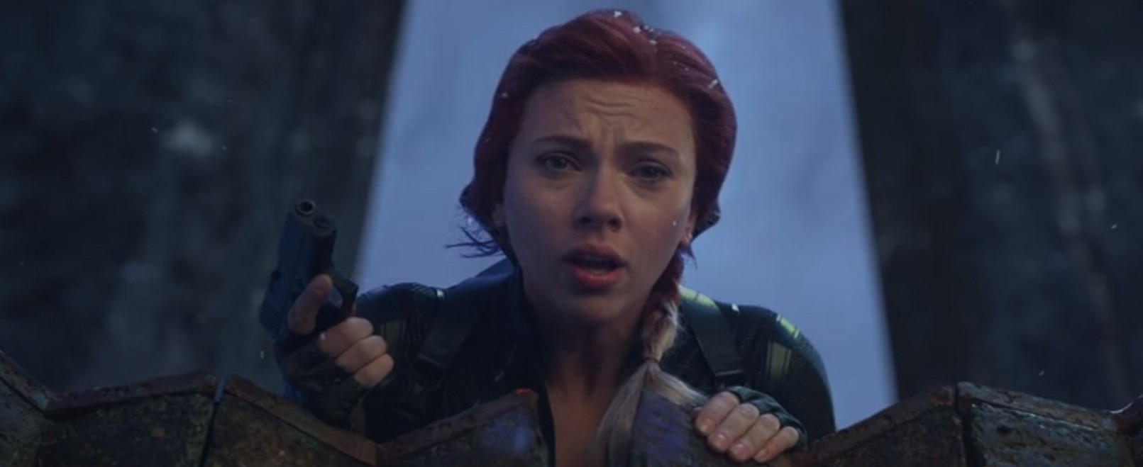 اسکارلت جوهانسون در صحنه فیلم سینمایی Avengers: Endgame