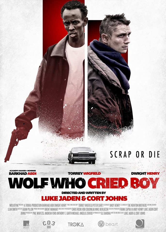 Barkhad Abdi در صحنه فیلم سینمایی Wolf Who Cried Boy به همراه Torrey Wigfield