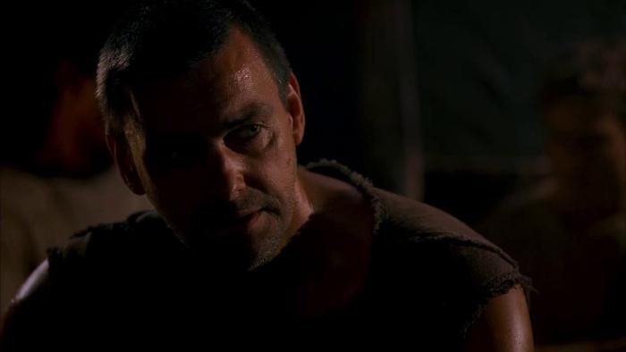 Ray Stevenson در صحنه فیلم سینمایی رم