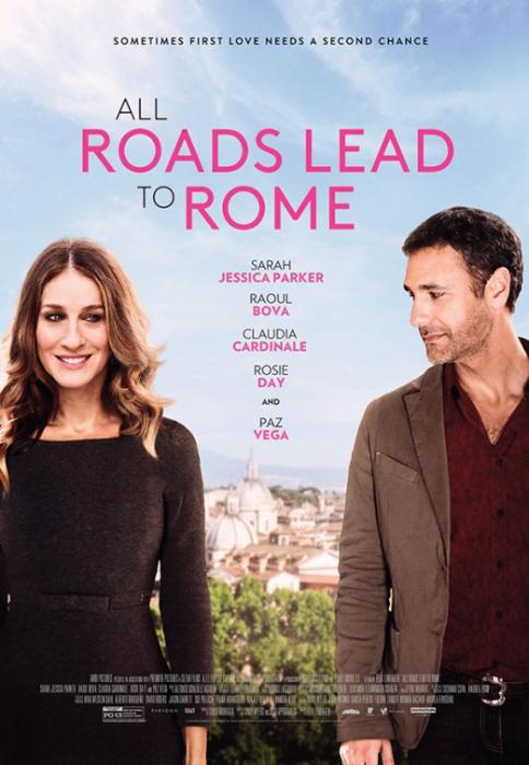 Raoul Bova در صحنه فیلم سینمایی All Roads Lead to Rome به همراه سارا جسیکا پارکر