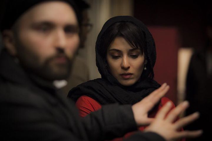 آناهیتا افشار در پشت صحنه فیلم سینمایی پل خواب
