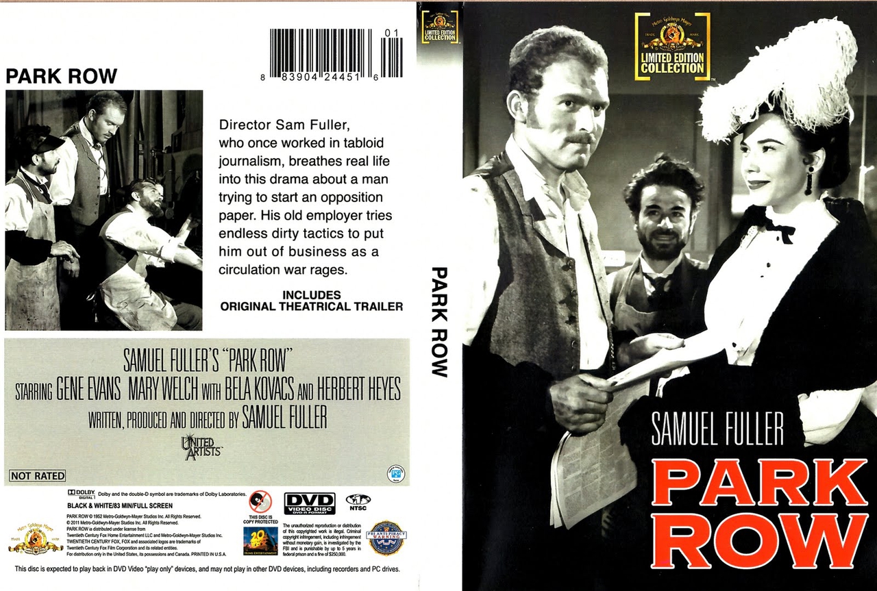  فیلم سینمایی Park Row به کارگردانی Samuel Fuller