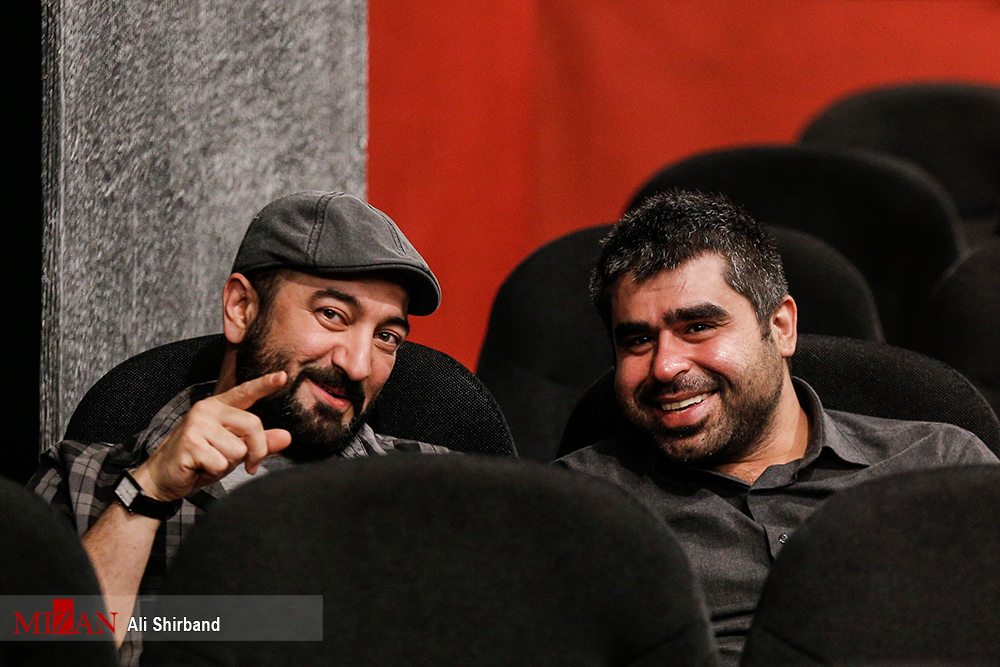 امیر نوری در صحنه فیلم سینمایی سریک به همراه مجید صالحی