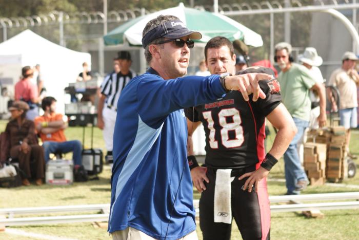 Peter Segal در صحنه فیلم سینمایی ماشین مخوف به همراه آدام سندلر