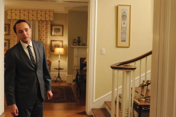 Vincent Kartheiser در صحنه سریال تلویزیونی مردان مد