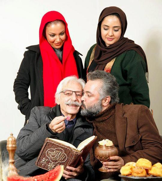 تصویری شخصی از حسن جوهرچی، بازیگر سینما و تلویزیون به همراه نرگس محمدی