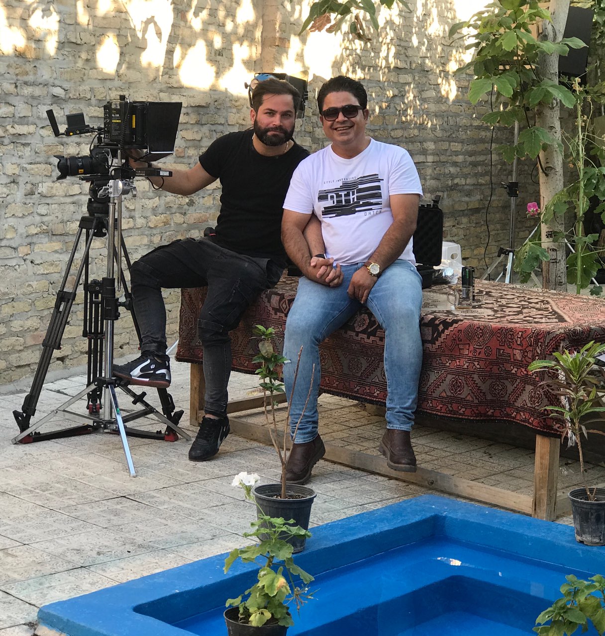 رامین الماسی در پشت صحنه سریال تلویزیونی مس