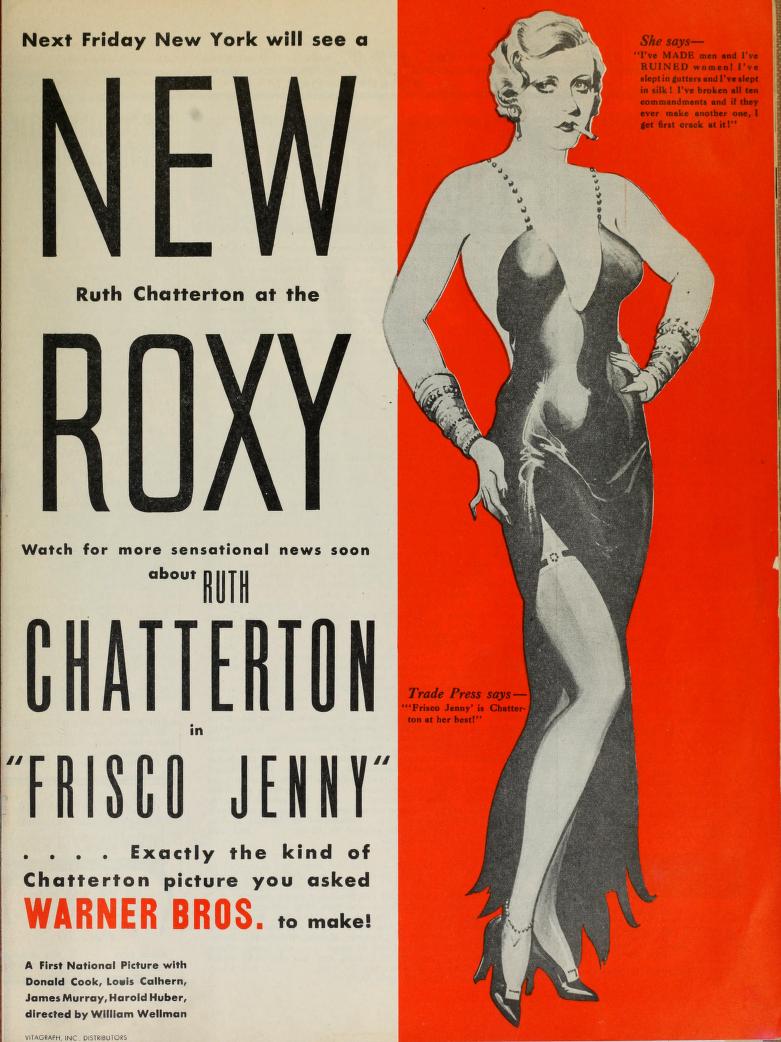 Ruth Chatterton در صحنه فیلم سینمایی Frisco Jenny