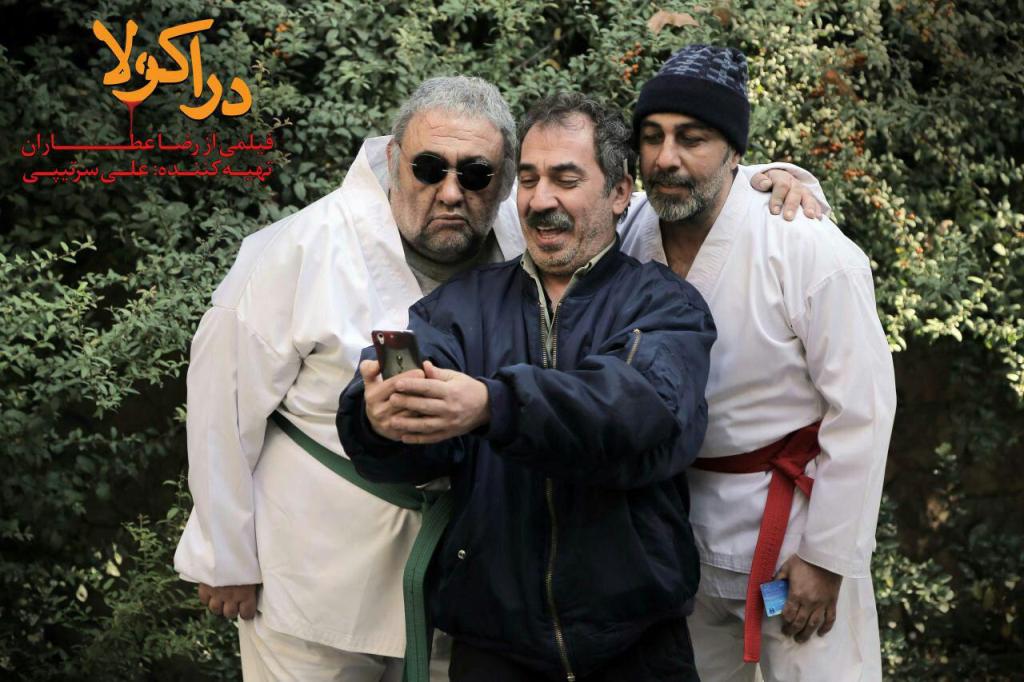 تصویری از لوون هفتوان، بازیگر سینما و تلویزیون در حال بازیگری سر صحنه یکی از آثارش