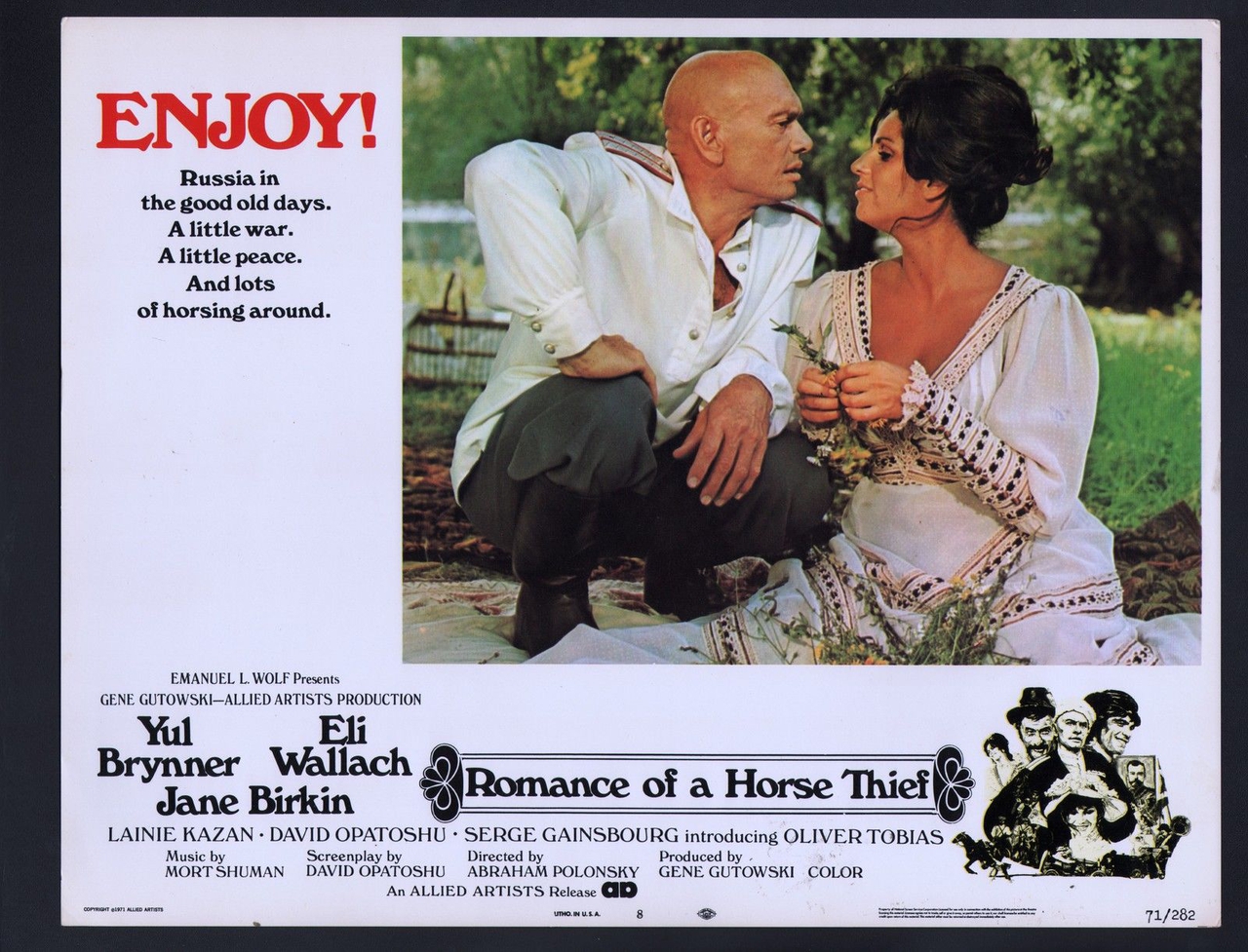  فیلم سینمایی Romance of a Horsethief با حضور یول برینر و Lainie Kazan