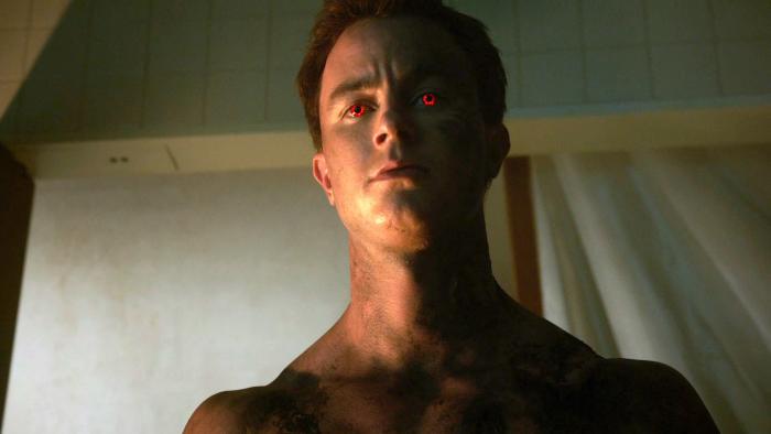 Ryan Kelley در صحنه سریال تلویزیونی گرگ نوجوان