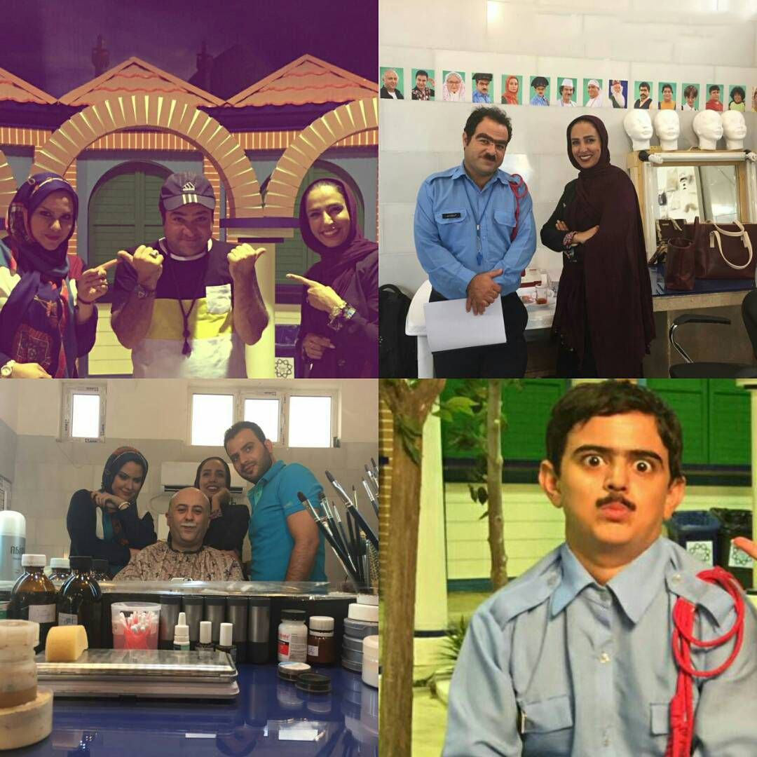 پشت صحنه سریال تلویزیونی محله گل و بلبل به کارگردانی احمد درویش علیپور