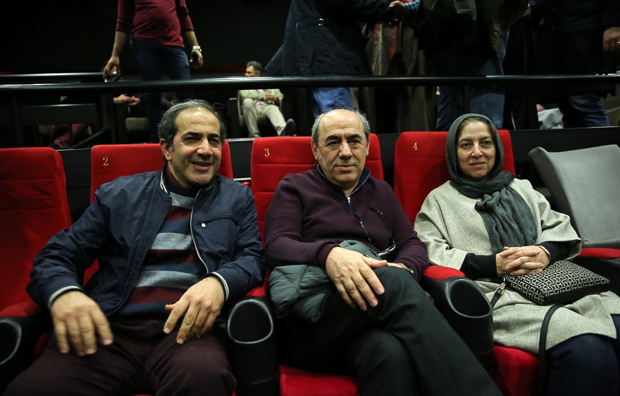 محمدرضا سکوت در اکران افتتاحیه فیلم سینمایی وقتی برگشتم...