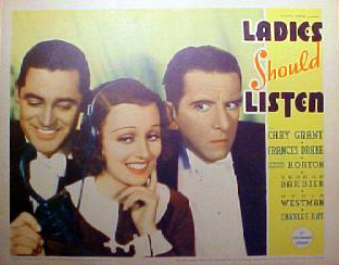  فیلم سینمایی Ladies Should Listen با حضور کری گرانت، Edward Everett Horton و Frances Drake