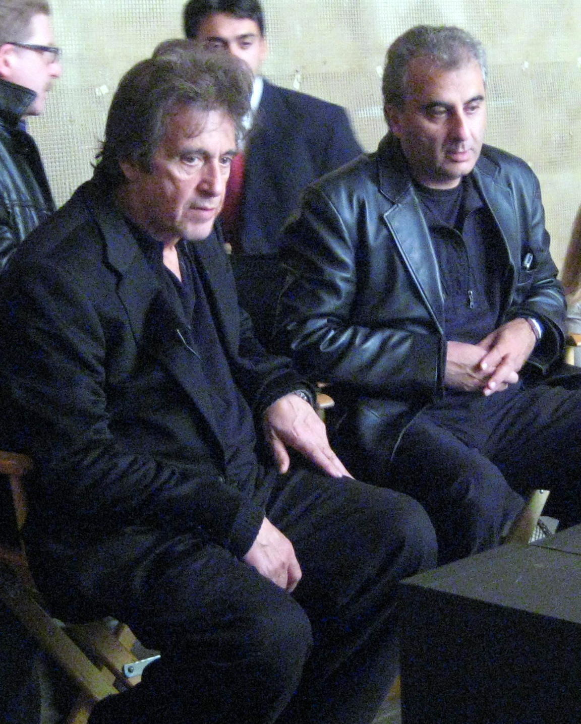 آل پاچینو در صحنه فیلم سینمایی Wilde Salomé به همراه Barry Navidi