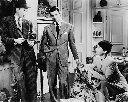 Ruth Hussey در صحنه فیلم سینمایی The Philadelphia Story به همراه کری گرانت و جیمزاستوارت