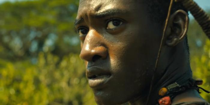 Malachi Kirby در صحنه فیلم سینمایی ریشه ها