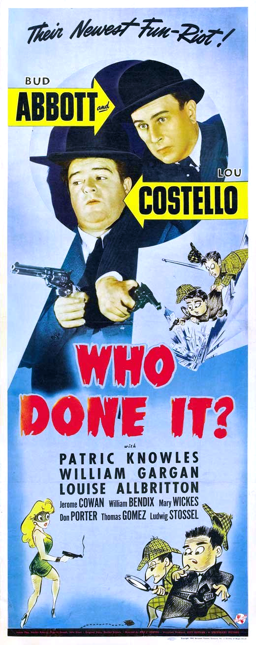  فیلم سینمایی Who Done It? با حضور Bud Abbott و Lou Costello