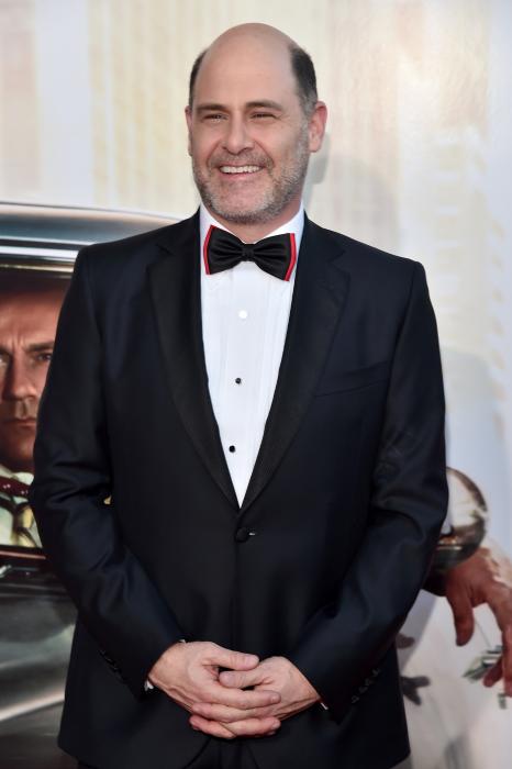 Matthew Weiner در صحنه سریال تلویزیونی مردان مد