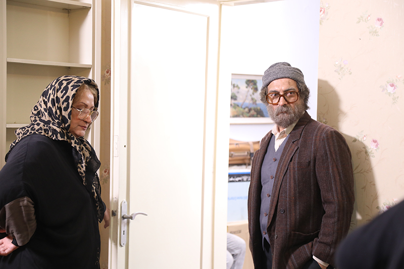 مجید صالحی در صحنه فیلم سینمایی ما خیلی باحالیم به همراه مریم امیرجلالی