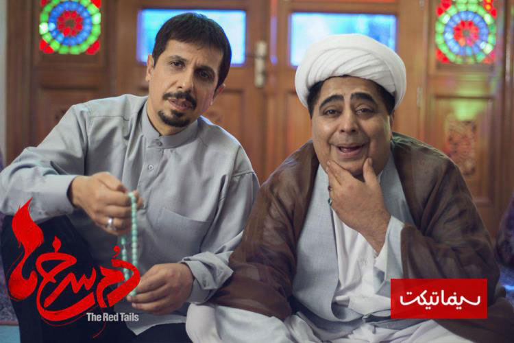 سید جواد رضویان در صحنه فیلم سینمایی دم سرخ‌ها به همراه رضا شفیعی‌جم