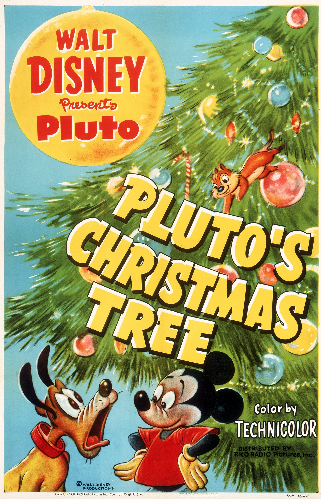  فیلم سینمایی Pluto's Christmas Tree به کارگردانی Jack Hannah