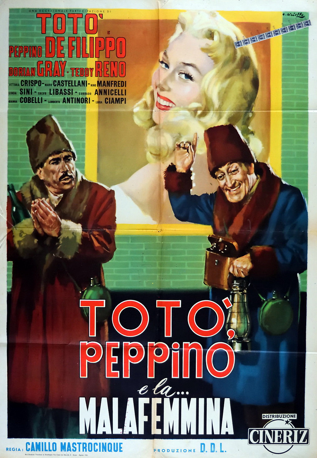  فیلم سینمایی Toto, Peppino, and the Hussy به کارگردانی Camillo Mastrocinque