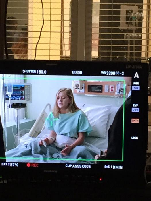 Madison Grace در صحنه سریال تلویزیونی قانون و نظم: واحد قربانیان ویژه