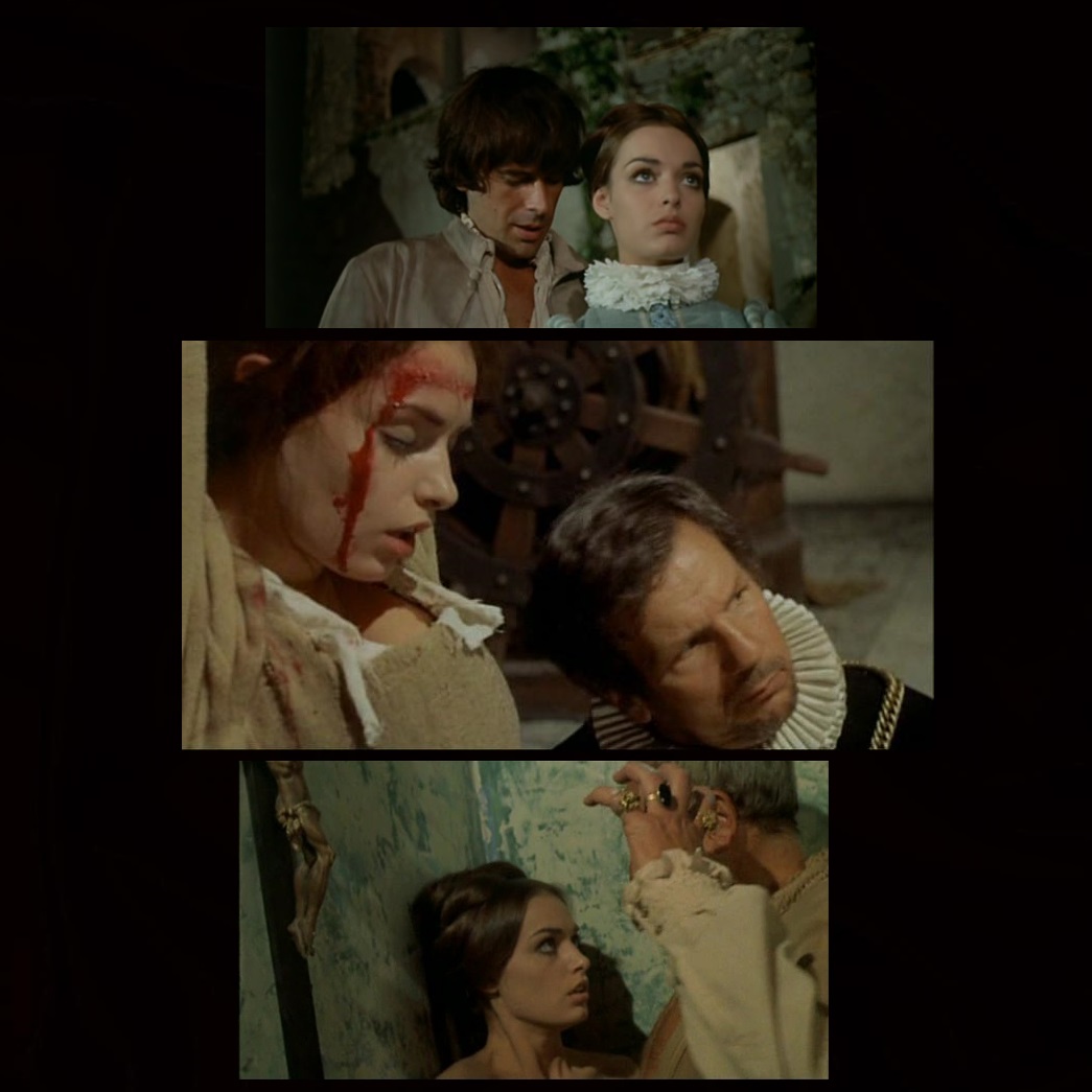Adrienne Larussa در صحنه فیلم سینمایی The Conspiracy of Torture به همراه Georges Wilson و Tomas Milian