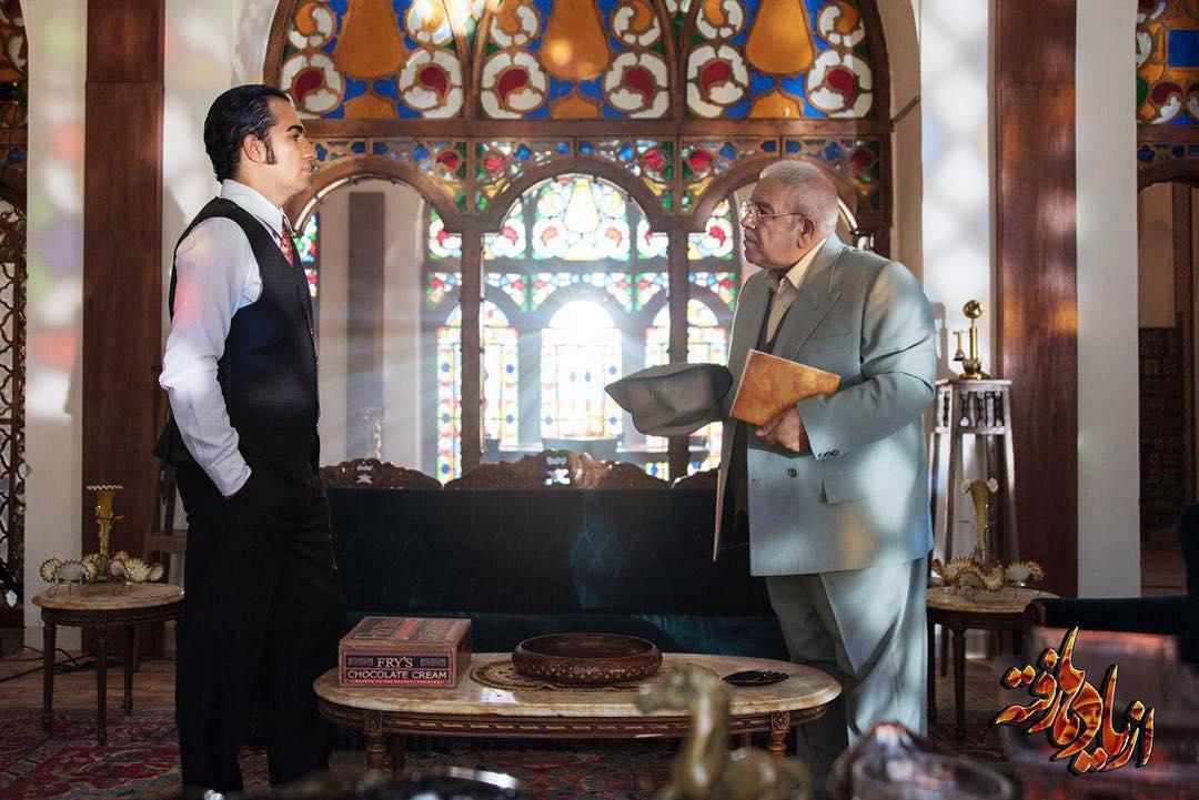 سید‌احمد نجفی در صحنه سریال تلویزیونی از یادها رفته