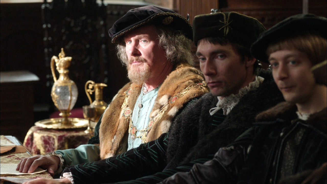 David Robb در صحنه سریال تلویزیونی Wolf Hall