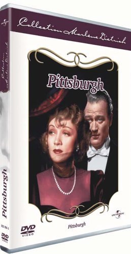 مارلنه دیتریش در صحنه فیلم سینمایی Pittsburgh به همراه John Wayne