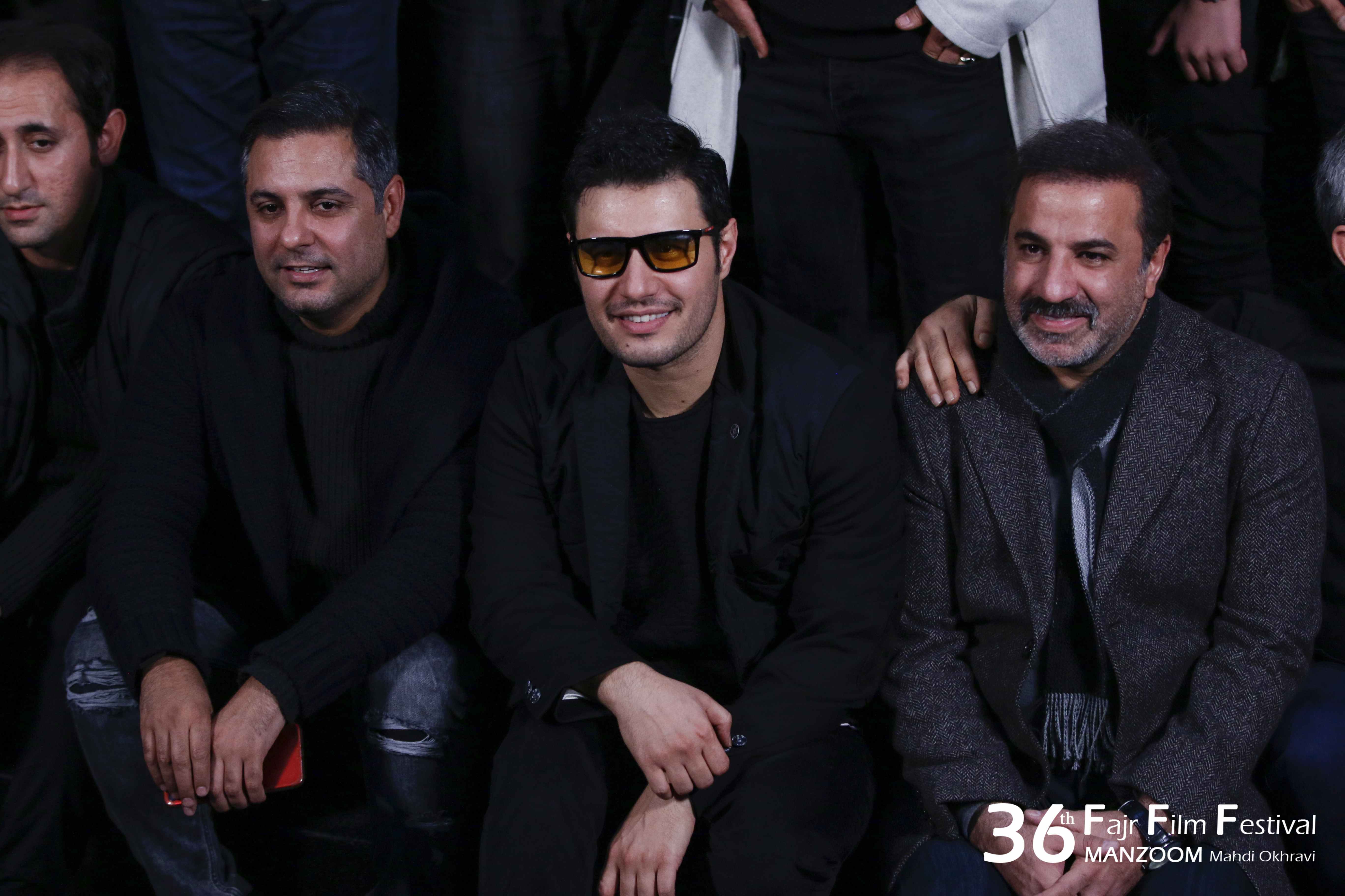 علی سلیمانی در جشنواره فیلم سینمایی تنگه ابوقریب به همراه جواد عزتی