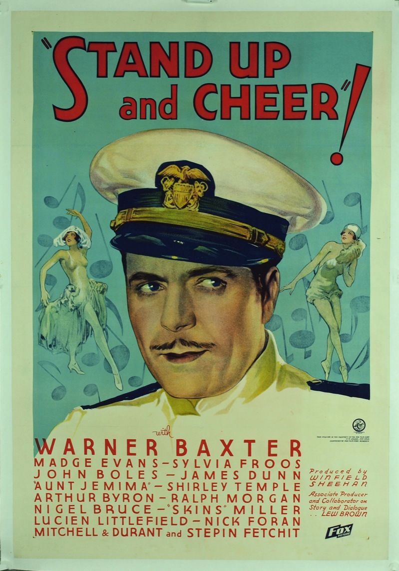 Warner Baxter در صحنه فیلم سینمایی Stand Up and Cheer!