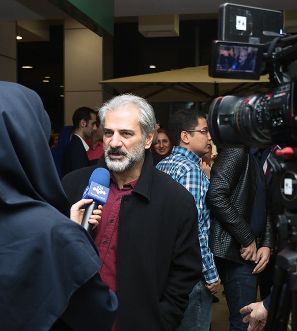 سیدناصر هاشمی در اکران افتتاحیه فیلم سینمایی شکلاتی