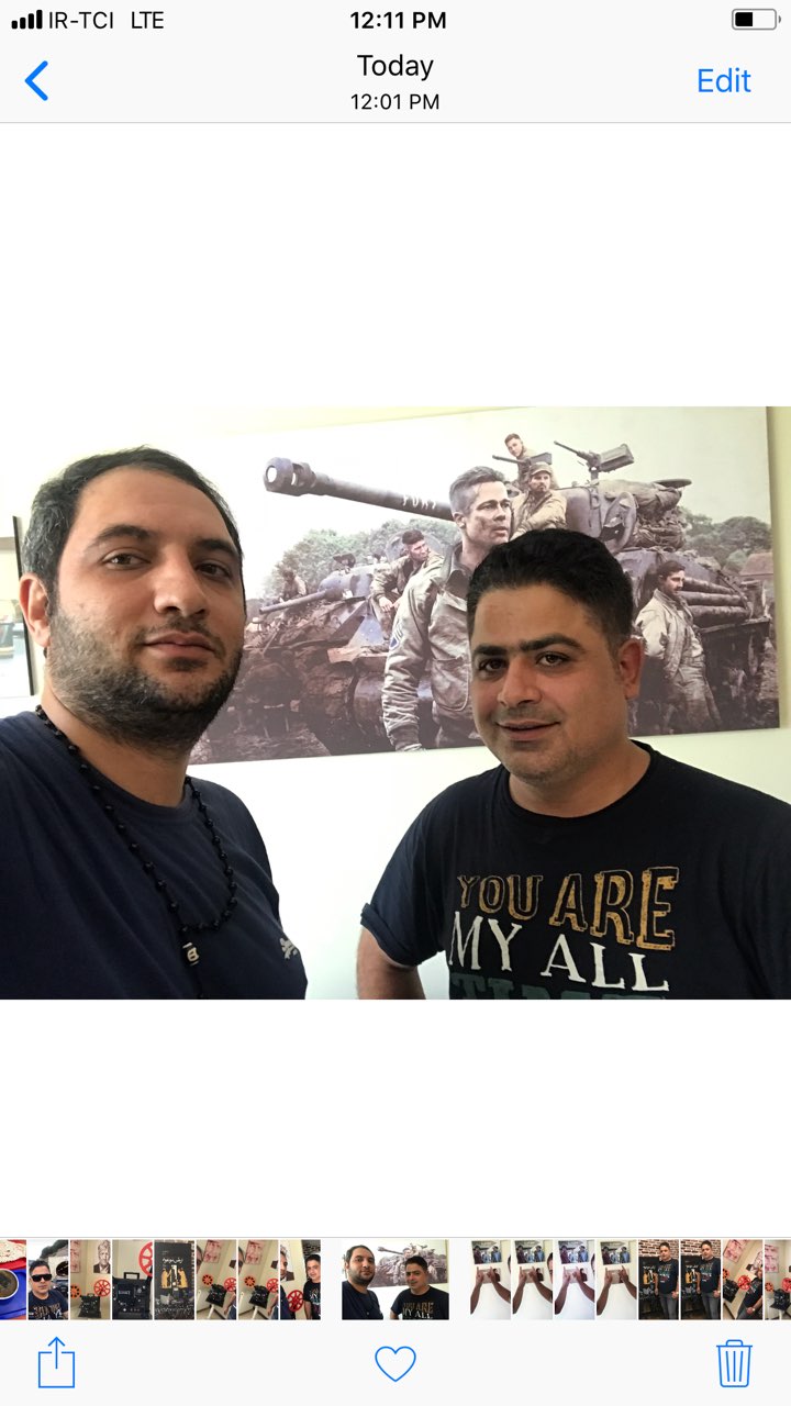 رامین الماسی در پشت صحنه سریال تلویزیونی مس