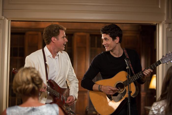John Mayer در صحنه فیلم سینمایی سخت شدن به همراه ویل فرل