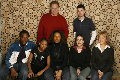 Jay O. Sanders در صحنه فیلم سینمایی نیمه نلسون به همراه Karen Chilton، Anna Boden، Ryan Fleck، آنتونی مکی، Shareeka Epps و Deborah Rush