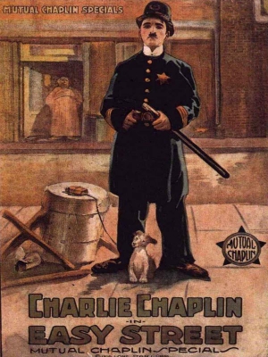 پوستر فیلم سینمایی چارلی چاپلین در خیابان آرام به کارگردانی Charles Chaplin