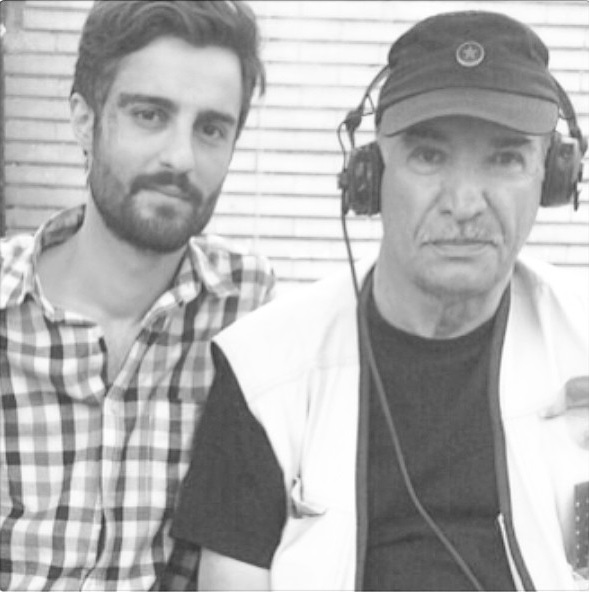 تصویری شخصی از عماد امامی، بازیگر سینما و تلویزیون به همراه نظام‌الدین کیایی