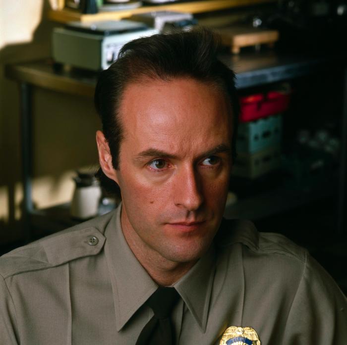 Harry Goaz در صحنه سریال تلویزیونی توئین پیکس